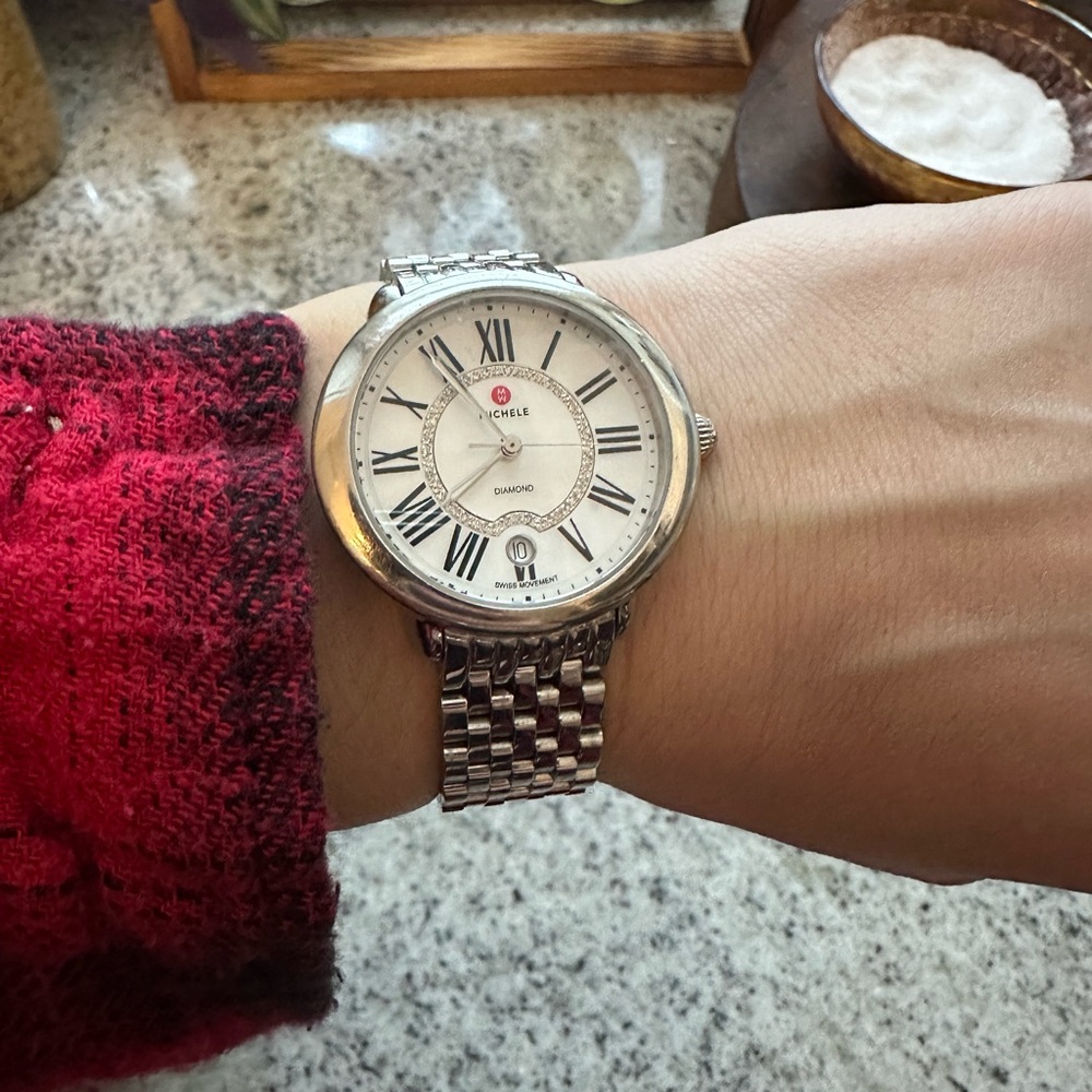 MICHELE
Serein Diamond Mother of Pearl Dial Steel
Women's Watch
